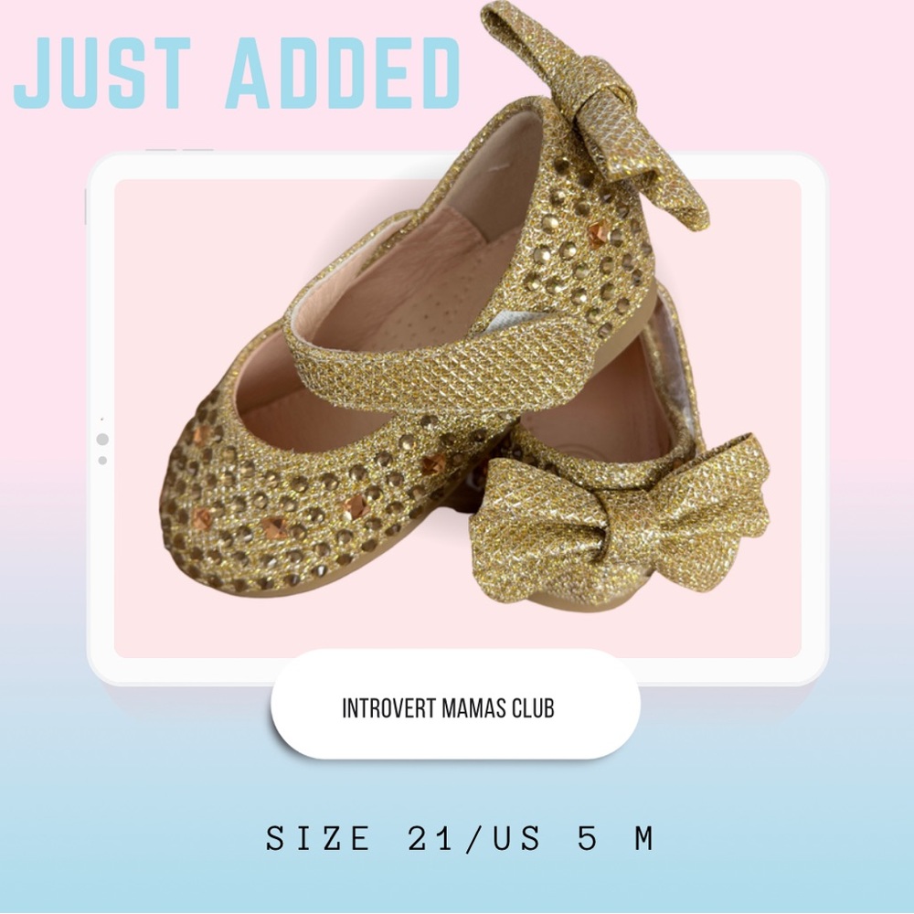 DADAWEN GIRLS DRESS SHOES WITH BOW DETAIL